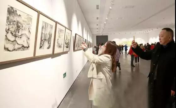 丁杰画展现场。.jpg